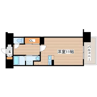 LASANTE榴岡公園【5階】の間取り
