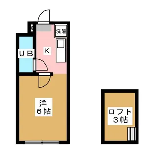 ビーナスフォート【2階】の間取り