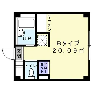 メゾンドゥラポール【2階】の間取り