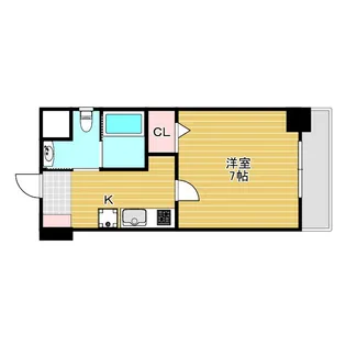 ハッピー新伊丹II【6階】の間取り
