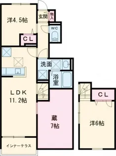La Tiara Fussa【1階】の間取り
