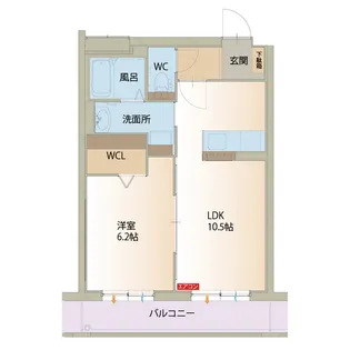 オーガスタ【2階】の間取り