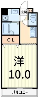 エスポワール奥戸【1階】の間取り