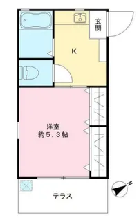 ライフ大勝II【1階】の間取り