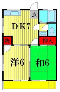 斉藤コーポ【1階】の間取り