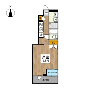 ソレイユ蓮台寺【1階】の間取り