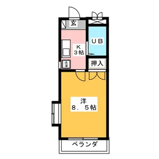 SPACE YOU【2階】の間取り