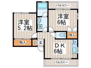 スト-クユタカ【1階】の間取り