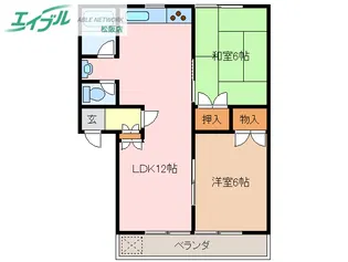 アーバンハイツII【2階】の間取り