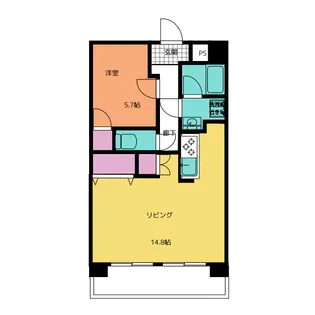 ル・アーブル杉原【3階】の間取り
