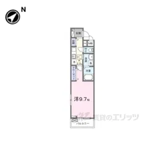 アーバン・ビレッジ【3階】の間取り
