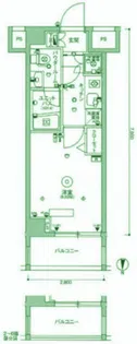 スカイコート品川パークサイド【2階】の間取り