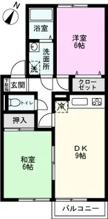 CASA VERDE【2階】の間取り
