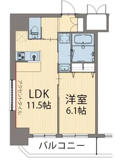 スプランディッド安土町【5階】の間取り