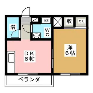 ハイム青木弐番館【3階】の間取り