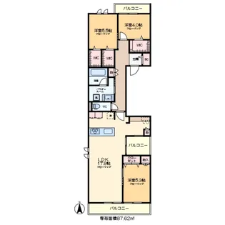 Aurelia Heim【3階】の間取り