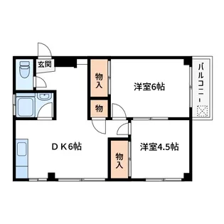 伊田ビル【2階】の間取り