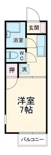 サニーサイド33【1階】の間取り