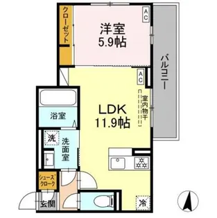 マーリエ III【3階】の間取り