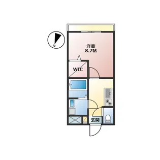 ベルデュール公津の杜【4階】の間取り