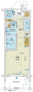 アスヴェル東本町II【6階】の間取り