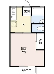 ラ・ドミール【2階】の間取り