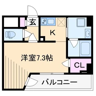 MAXIV武蔵新城TRE【2階】の間取り