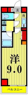 アルテカーサアリビエ東京イースト【3階】の間取り