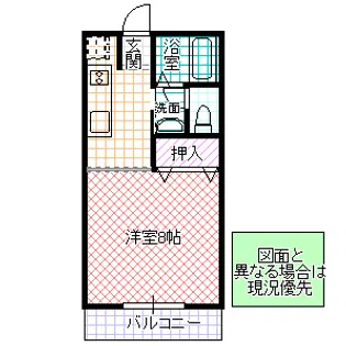 東第13コーポ【1階】の間取り