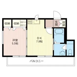 シェソワ【3階】の間取り