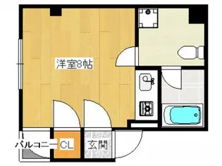 福岡県福岡市中央区荒戸1【マンション】の間取り