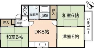 ニューセジュール【1階】の間取り