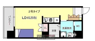 ウィステリア樋之口【3階】の間取り