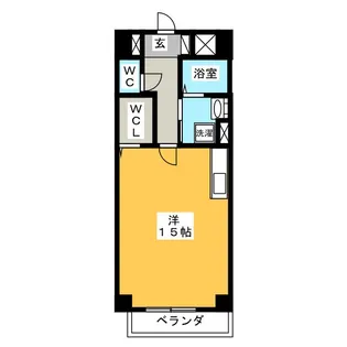 クレスト【3階】の間取り