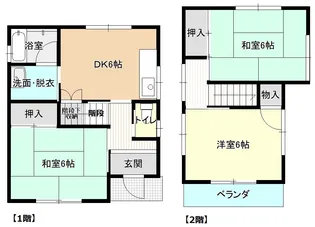岡山県総社市金井戸【一戸建】の間取り