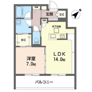メゾン ジャパネスク【1階】の間取り
