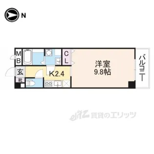 TOYOTOMIARII2BLD.NO7【2階】の間取り