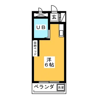 クリーンあらたま【3階】の間取り