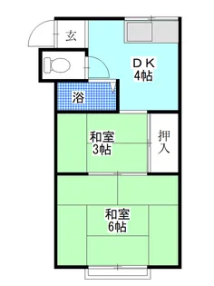 アイエスエイトクファーム【2階】の間取り
