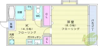フレンディハイツ小池【2階】の間取り