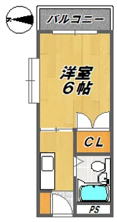 グレース翠香園【1階】の間取り