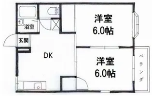 ドゥ・ジェンヌ【1階】の間取り
