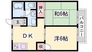 ピアン広町【1階】の間取り