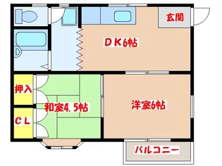 赤坂ハイツ【1階】の間取り