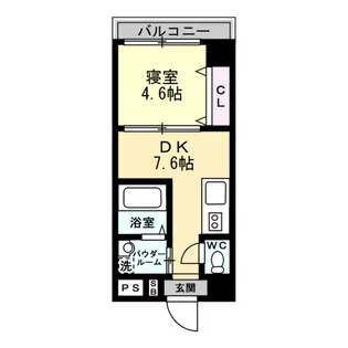 ルヴァンヴェール【4階】の間取り