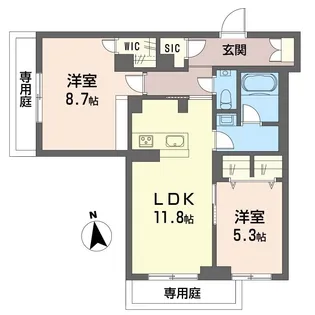 リブラノ【2階】の間取り
