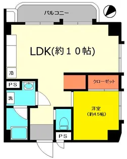 妙義坂マンション【5階】の間取り