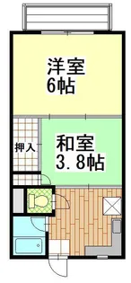 フジパレス中町【3階】の間取り