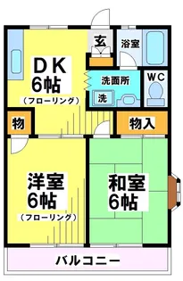 ストークコート【1階】の間取り