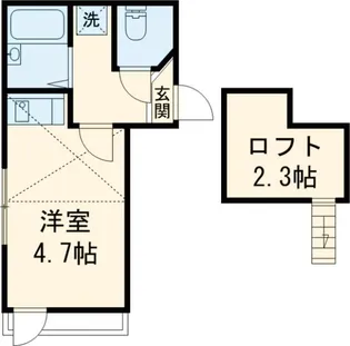 リッシェル綾瀬【3階】の間取り